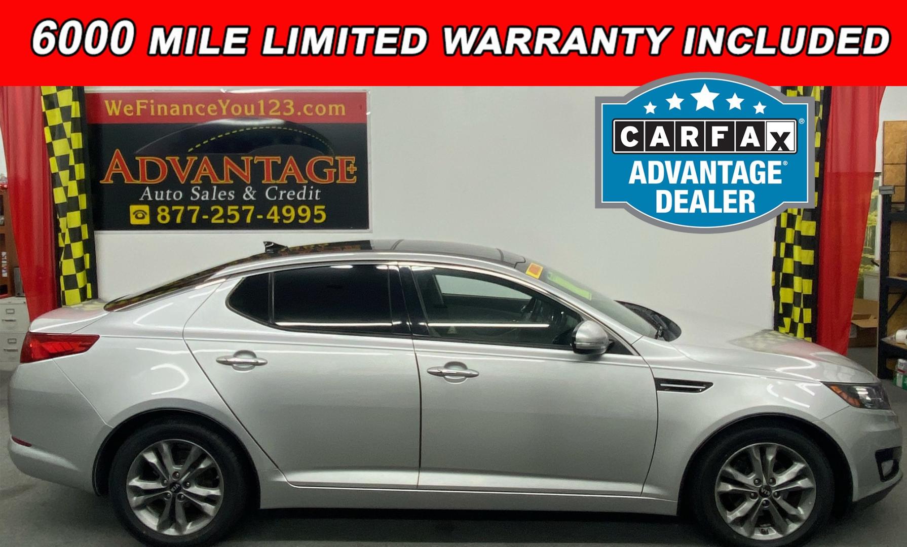 2011 SILVER /Gray Kia Optima EX (KNAGN4A78B5) with an 2.4L L4 DOHC 16V engine, 6-Speed Automatic transmission, located at 533 S West End Blvd., Quakertown, PA, 18951, (877) 257-4995, 40.343994, -75.303604 - Photo#0